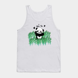 Little cute panda bear Tank Top